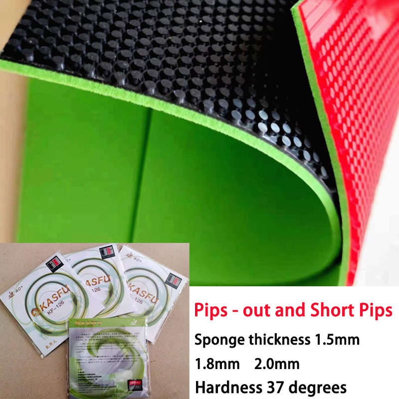 KASFU KF-126 أنابيب صفائح مطاط - مراجعة Table Tennis Rubber Anti Spin وسعره