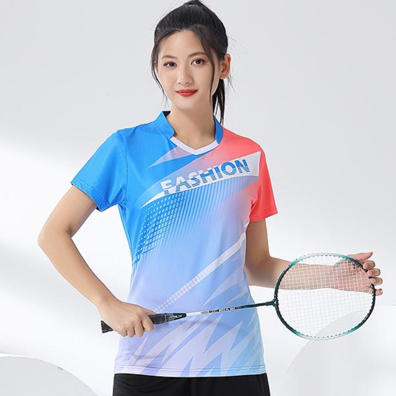 قميص نسائي مطبوع تنس الريشة ،  - مراجعة Table Tennis Volleyball وسعره